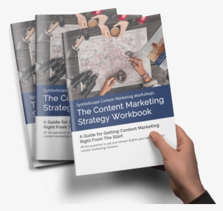 Hand Grabbing Content Strategy Workbook - Flyer #9351279