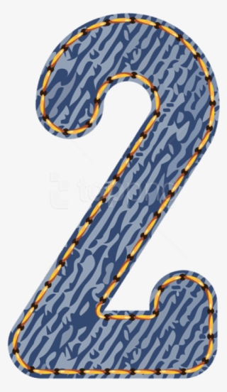 Free Png Download Jeans Number Twopicture Clipart Png - Jeans Numbers #9352371
