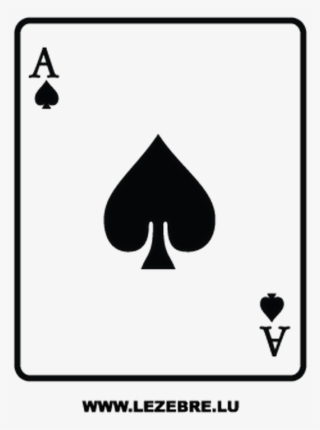 Sticker Carte As De Pique - Sticker #9353904 Sticker Carte As De Pique - Sticker #9353904