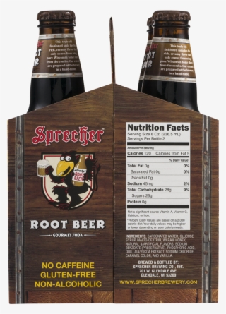 Sprecher Gluten-free Root Beer Gourmet Soda, 16 Fl - Sprecher Root Beer Nutrition Facts #9354060