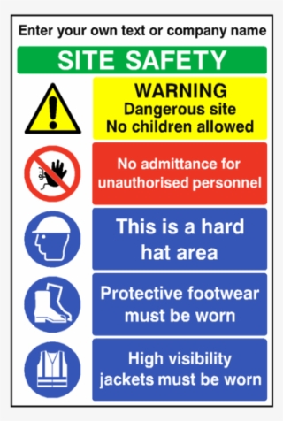 Construction Site Safety Sign Boards #9354188