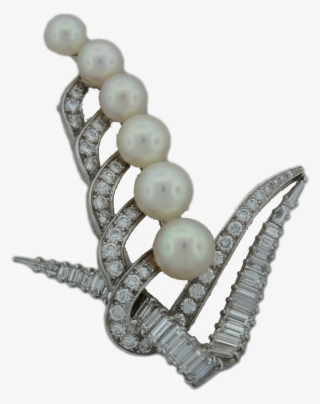 Pearl Saxaphone Brooch - Body Jewelry #9354287