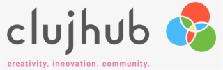 Clujhub New Logo Usage 01 Horizontal Pozitive Color - Graphic Design #9354653