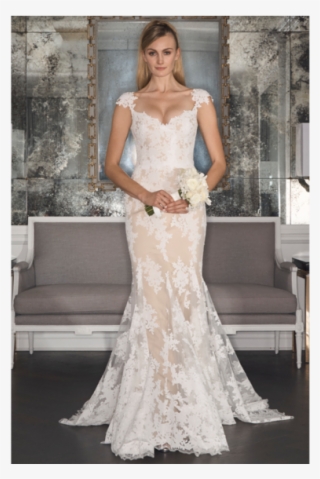 Hayley Paige Maple Gown - Too Much Cleavage On Wedding Dress #9355228