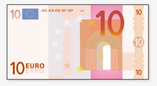 Billete 10 Euros Png - Graphic Design #9355996