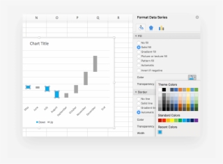 Do The Same With The Line Option In The Left Menu - Gantt Chart Template Excel #9356335