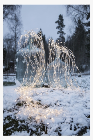 Cluster Lights Waterfall - Snow #9356383