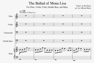 The Ballad Of Mona Lisa Sheet Music Composed By Panic - Diagram #9357794 The Ballad Of Mona Lisa Sheet Music Composed By Panic - Diagram #9357794