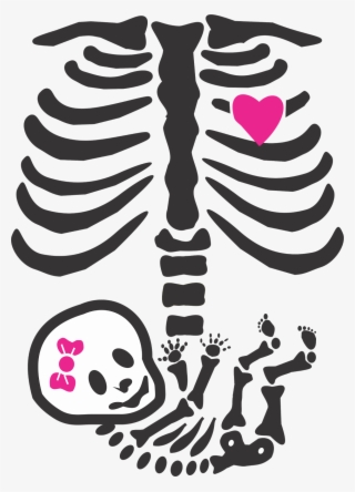 Sublimando Ideias Vetores Beb S E Gestantes - Pregnant Belly Skeleton Svg #9357918