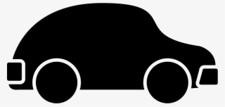 Car Black Rounded Shape Side View Comments - Circle #9358858