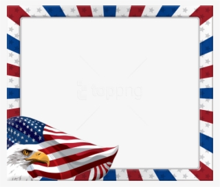 Free Png Download Usa American Eagleframe Png Images - American Flag Frame Png #9360575