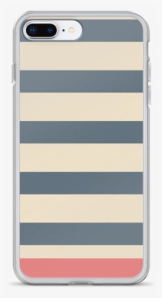 Grey Tan And Salmon Stripe Iphone Case - Mobile Phone Case #9361038