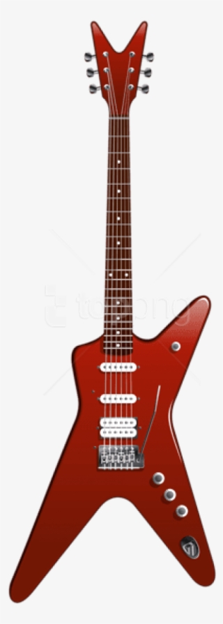 Free Png Download Transparent Modern Red Guitar Png - Dime O Flame Cheap #9362166