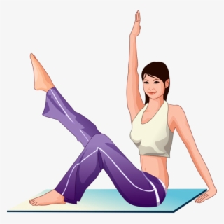Yoga Girl Png File - Девушка Йога Png #9362424
