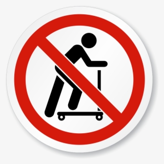 Iso Prohibition Sign - Scooters Sign #9362457