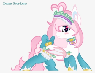 Dookin, Bat Pony, Bat Pony Oc, Blushing, Bow, Clothes, - Cartoon #9362963