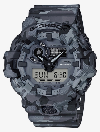 Ga 700cm 8adr - G Shock Ga 700cm Camouflage Gray #9363468