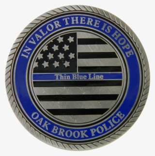 Oak Brook Il Pd Thin Blue Line - Emblem #9363582
