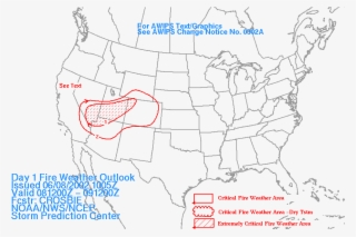 Day 1 Fire Outlook June 8, 2002 - Map #9363907