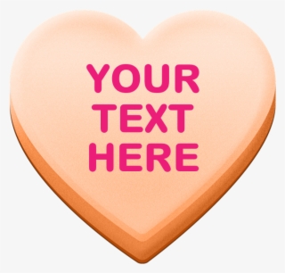 Orange Custom Candy Heart Pillow Case - Wombat Sign #9364019