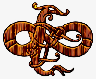This Free Icons Png Design Of Stylised Snake #9364228