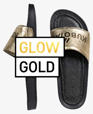 Klapki Kubota Glow Gold Napis - Kubota Buty #9364783