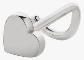 Heart Nose Stud - Silver #9365045