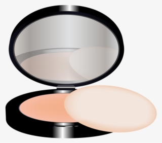 Compact Face Powder Transparent Image - Makeup Mirror #9366037