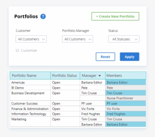 Easy To Manage - Client Portfolio Management Screens #9366976