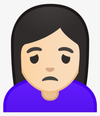 Download Svg Download Png - Person Frowning Emoji #9367877