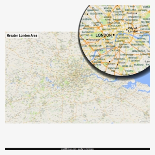 Of London Metropolitan Area In Adobe Illustrator #9368066