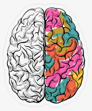 Vector Brain Free Sticker - Mental Health Day October 10 #9368766