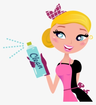 1426637333 52024297 820494 A Ray Of Sunshine Cleaning - Cartoon Cleaning Pink #9368939