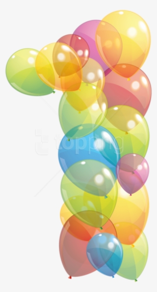 Free Png Download Transparent One Number Of Balloons - Clipart Balloons Png Balloon Birthday #9369123