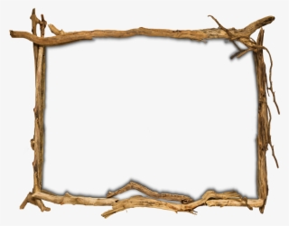 Cadre Bois Flotté - Tree Branch Frame Png #9369172