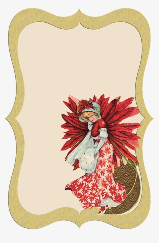 Label, Collage, Vintage, Lady, Young, Woman, - Illustration #9370144