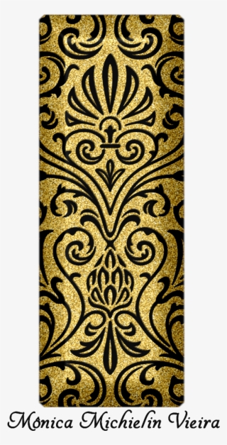 Alfabeto Glitter Dourado Com Ornamentos Png, Glitter - Motif #9370239