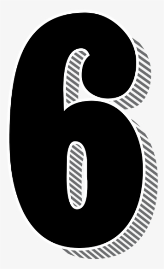 Number 6 Png - Numero 3 Sombra Png #9370827