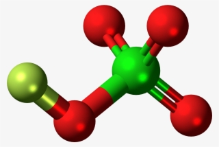 Fluorine Perchlorate Molecule Ball - Fluorine Molecules #9371013