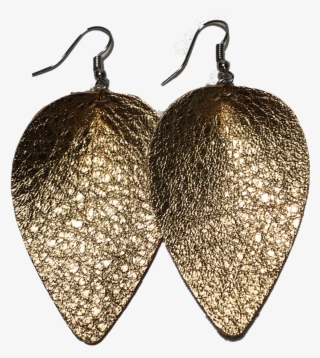 Gold Leaf Earrings #9371595