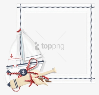 Free Png Nautical Frames And Borders Png Image With - Marine Theme Border #9373981