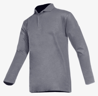 Grey - Long-sleeved T-shirt #9374455