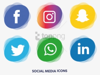 Free Png Social Media Icons Png Image With Transparent - Transparent Background Social Media Logo Png #9375100