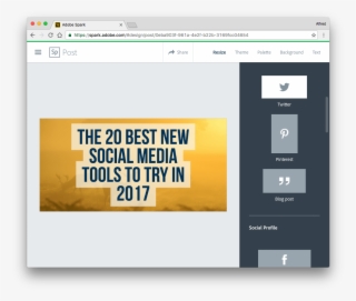Adobe Spark Social Media - 4 Hour Work Week #9375273
