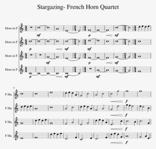 Stargazing- French Horn Quartet Sheet Music 1 Of 4 #9376960