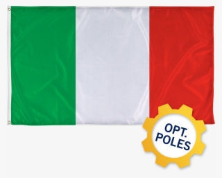 Italy Flag W/ Optional Flagpole - Flag #9377005