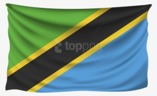 Free Png Download Tanzania Wrinkled Flag Clipart Png - Flag #9377469