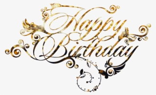 #happy #birthday #happybirthday #feliz #cumpleaños - Happy Birthday Dorado Png #9377582