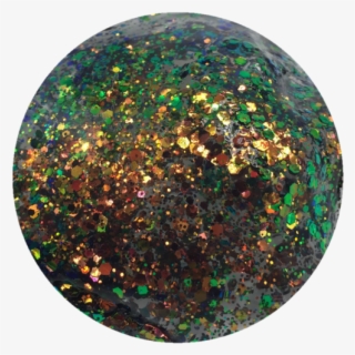 Winter Solstice- Green Blue Bronze Color Shifting Glitters - Circle #9377836