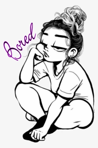 Bored Sticker - Mood Cassandra #9378187